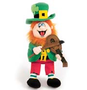 Singing Finnegan Leprechaun with Fiddle - Click Image to Close